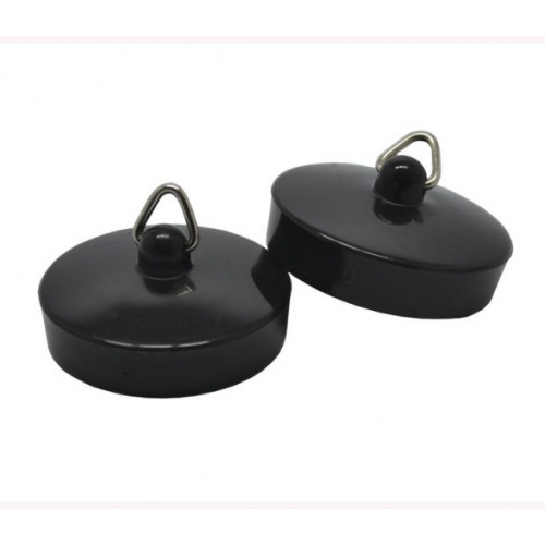 Black Rubber Bath Plug